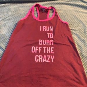 Ladies racer back workout tank